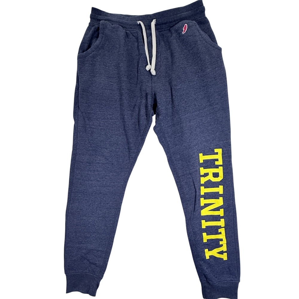 League Sweatpants Men Medium Heather Liberty Navy Trinity Graphic Joggers ML540